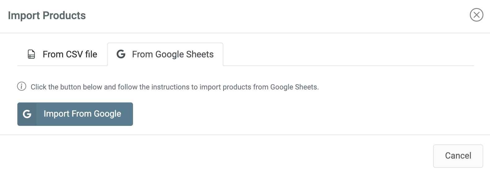 Lifeboat Import Products from Google Sheets