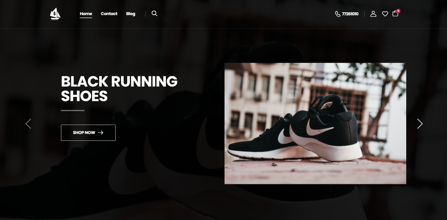 Runner theme first product banner