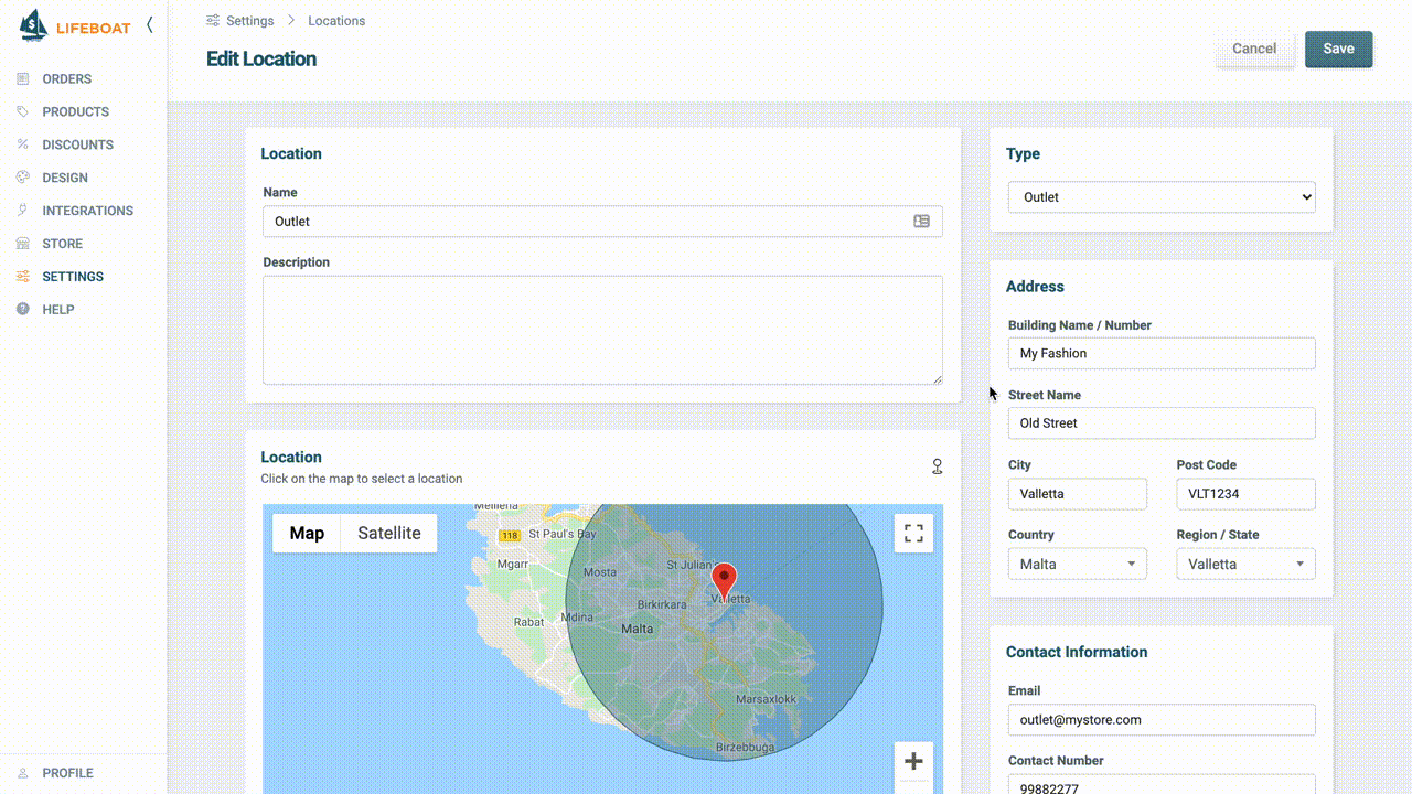 New Locations Dashboard Preview